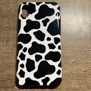Black and White Cow Print Phone Case